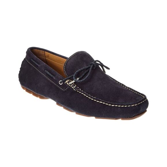 Donald Pliner Dutton Suede Loafer Blue